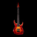 Mayones Duvell Elite 7 (26.5" Scale) Curly Poplar Top Lava Burst with Soft Case