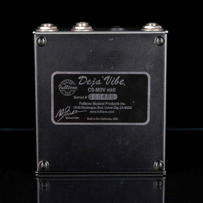 Used Fulltone Custom Shop Deja Vibe Mini CS-MDV-MkII Univibe Style Pedal with Power Supply