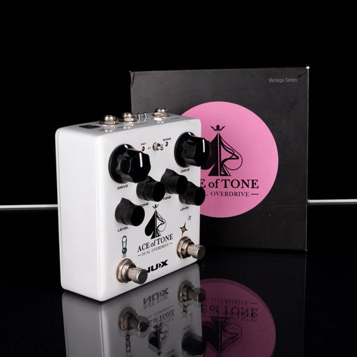 Used NUX Ace of Tone Dual Overdrive Pedal with Box