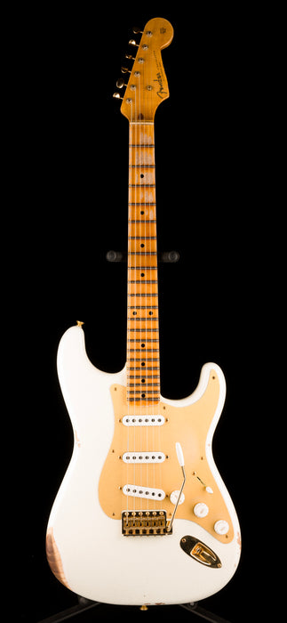 Fender Custom Shop Limited Edition 1954 Stratocaster Relic Faded Aged Olympic White