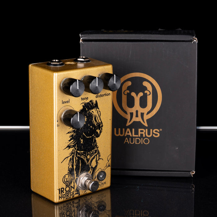 Used Walrus Audio Iron Horse V3 LM308 Distortion Pedal with Box - 2