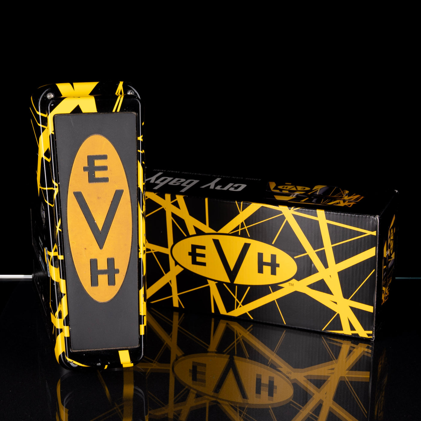 Dunlop EVH95 Eddie Van Halen Signature Wah-Wah Black & Gold With Box ...