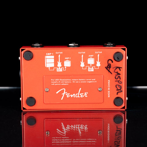 Used Fender ABY Pedal (Red)