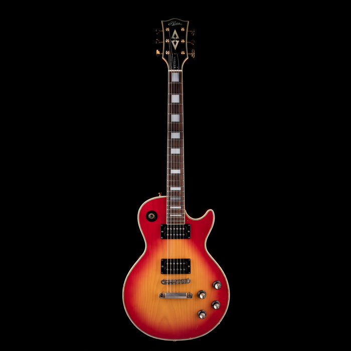 Used 1982 Aria Custom LP-Style (Bolt-On) Cherry Sunburst Electric Guitar With OHSC
