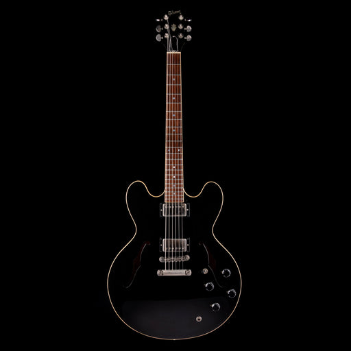 Pre Owned 1985 Gibson ES-335 Dot Ebony Electric Guitar With OHSC