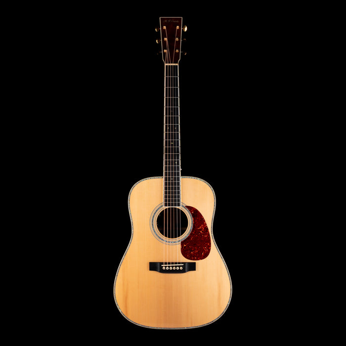 Pre Owned 2009 M.J. Franks Dreadnaught Adirondack-Brazilian Acoustic-Electric Guitar With OHSC