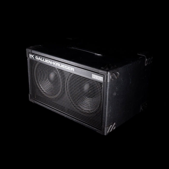 Used Gallien-Krueger 210T 2x10" Bass Amp Cabinet With Goldwood 210/8ohm Speakers Black