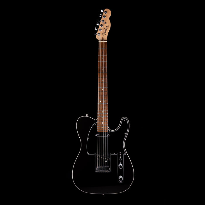 Pre Owned 2009 Fender American Deluxe Telecaster Montego Black With OHSC