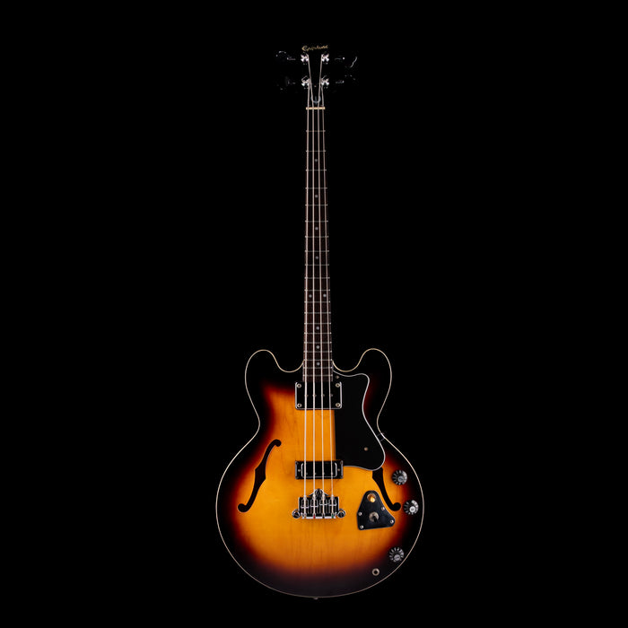 Pre Owned 1999 Epiphone Rivoli II Bass Vintage Sunburst With Gig Bag