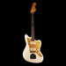 Used Squier J Mascis Jazzmaster Vintage White Electric Guitar With Upgrades And Gig Bag