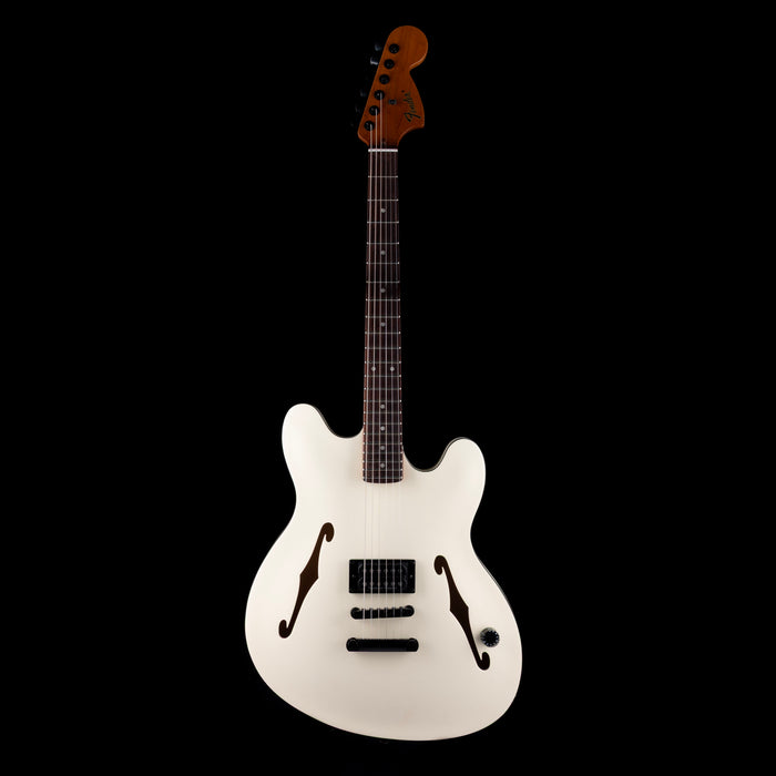 Pre Owned Fender Tom DeLonge Starcaster Olympic White With Gig Bag