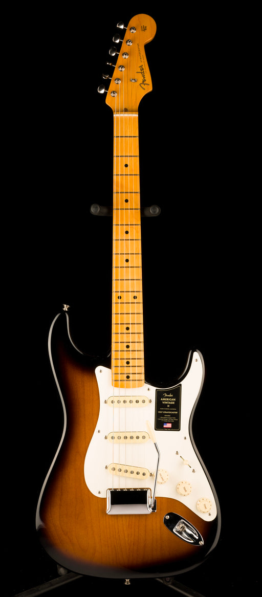 Pre Owned Fender American Vintage II 1957 Strat 2-Color Sunburst Guitar With OHSC