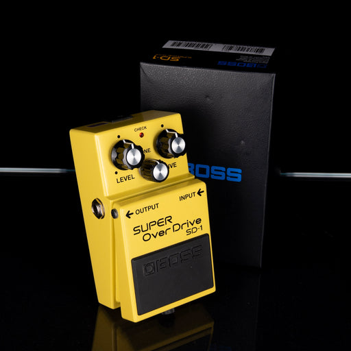 Used Boss SD-1 Super Overdrive Guitar Effect Pedal With Box - 2
