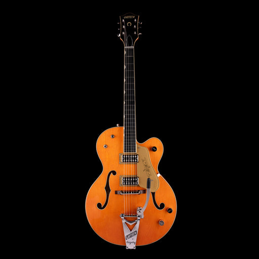 Gretsch G6120T-59 Vintage Select '59 Chet Atkins Hollow Body Lacquer Vintage Orange Stain with Case