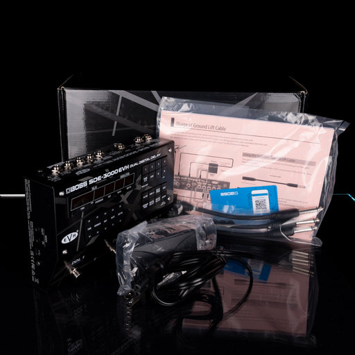 Used Boss SDE-3000EVH Dual Digital Delay EVH Pedal with Box