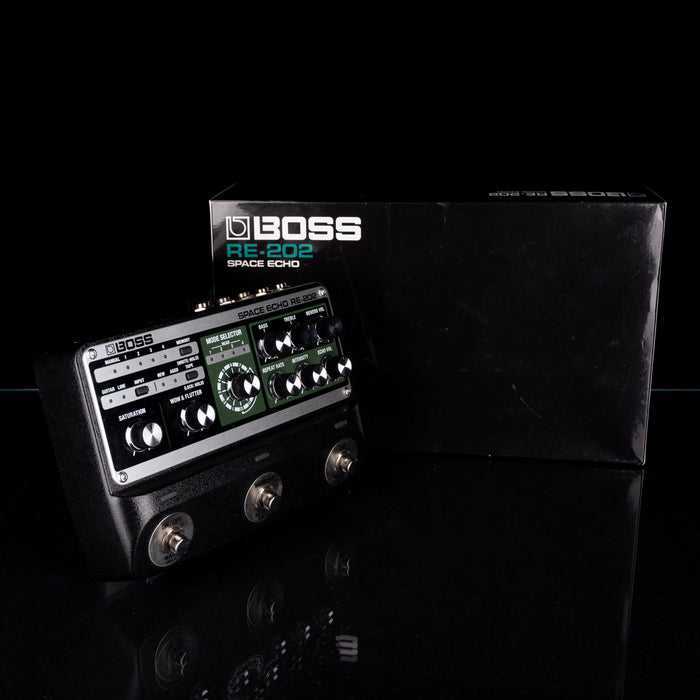 Used Boss RE-202 Space Echo Delay Pedal With Box - 2