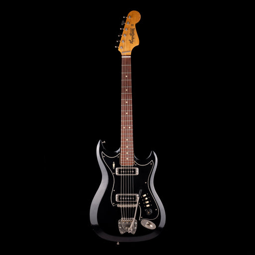 Vintage 1967 Hagstrom H-2 Black Electric Guitar With Gig Bag
