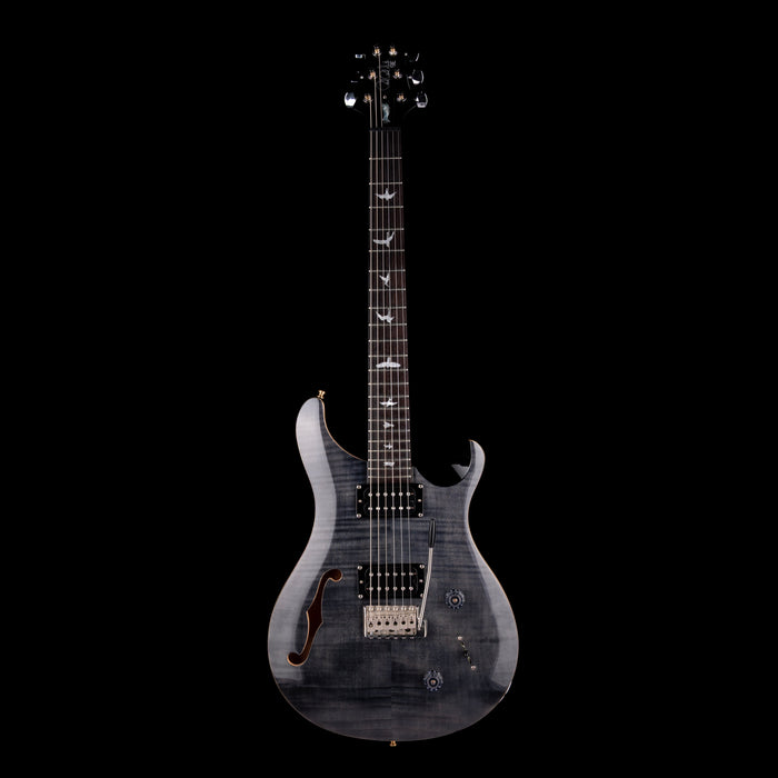 Pre Owned 2017 PRS SE Custom 22 Semi-Hollow body Grey Black With Gig Bag