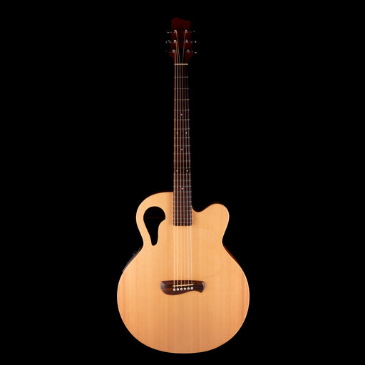 Pre Owned 2007 Tacoma Thunderhawk BM6C Baritone Acoustic Electric Guitar Natural With OHSC