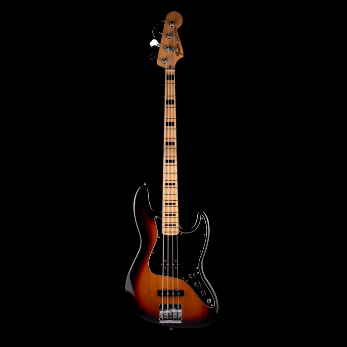 Used 2020 Fender Geddy Lee Jazz Bass 3-Tone Sunburst With Gig Bag