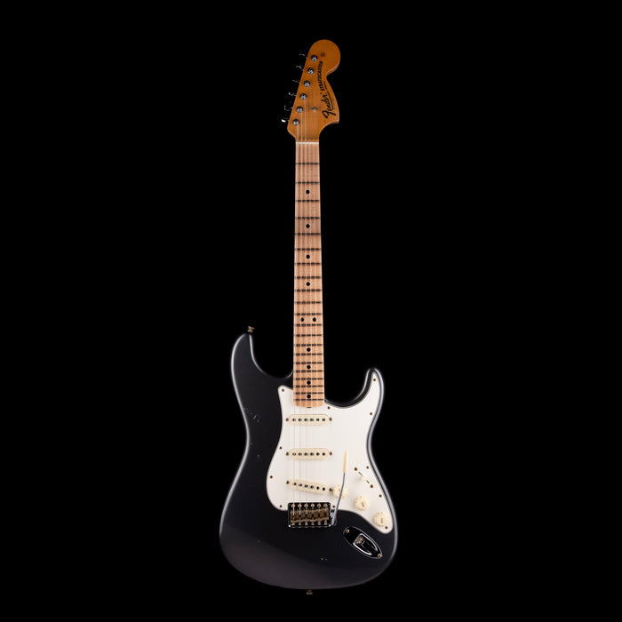 Used 2024 Fender Custom Shop 1968 Stratocaster Journeyman Relic Charcoal Frost Metallic with OHSC