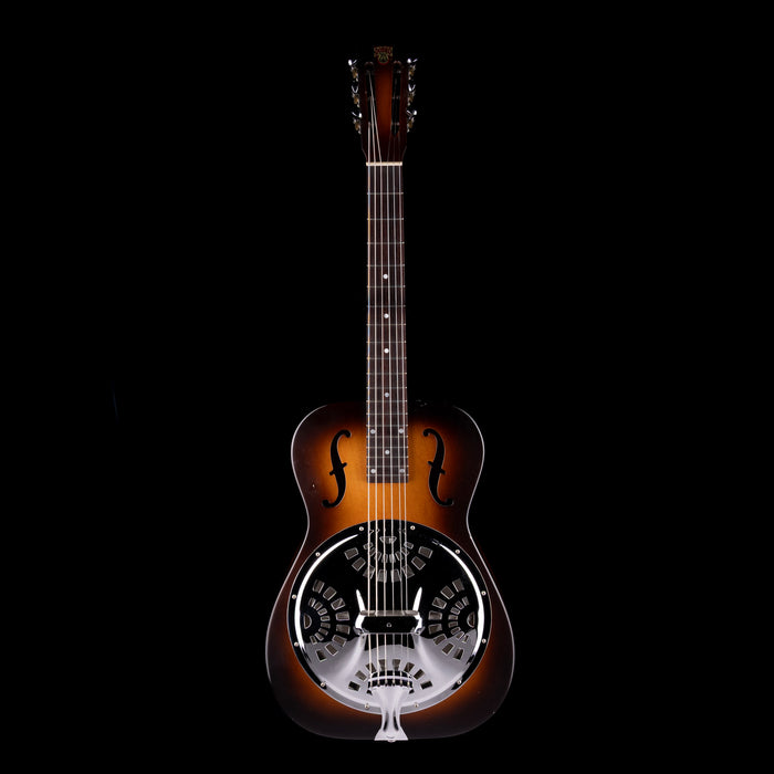 Pre Owned Dobro	F-60 Squareneck Brown Acoustic Guitar With OHSC