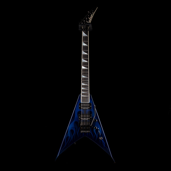 Used Jackson 2000 KV2 USA Blue Ghost Flame With OHSC