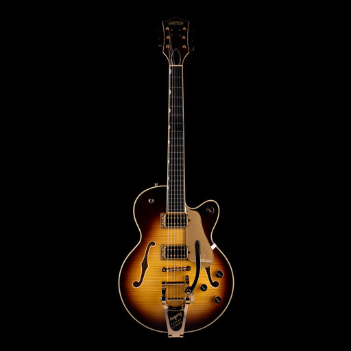 Gretsch Broadkaster Jr. LX Figured Center Block Caramel Dawn with Case