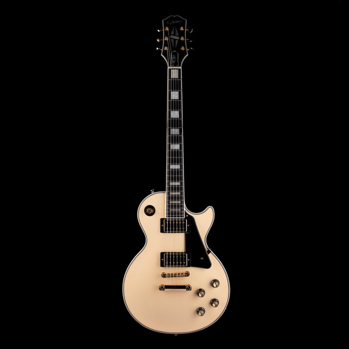 Pre Owned Epiphone Les Paul Custom Blackback Antique Ivory