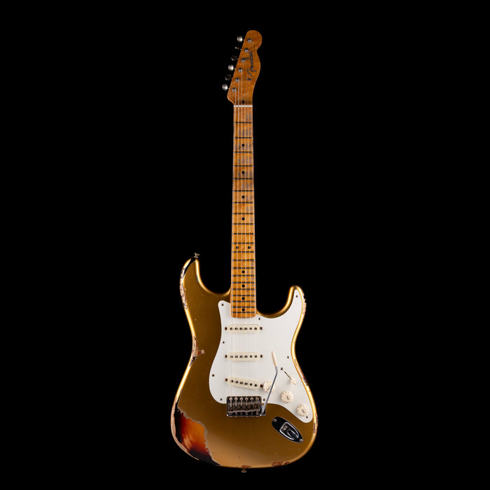 Used 2016 Fender Custom Shop Limited Edition Heavy Relic Mischief Maker Aged Aztec Gold With OHSC