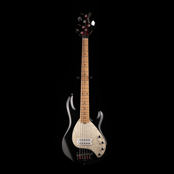 Pre-Owned 2000 Ernie Ball Music Man Sting Ray 5 H - Black Sparkle With OHSC