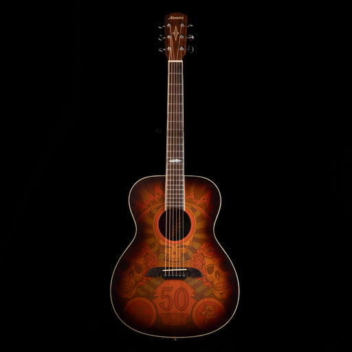 Used Alvarez AF65GD/MSHB Limited Edition Grateful Dead Acoustic With OHSC