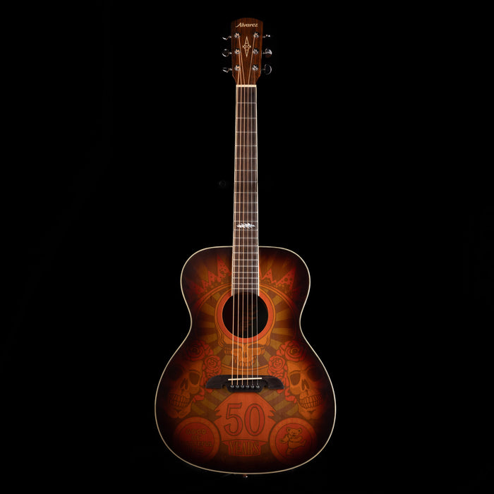 Used Alvarez AF65GD/MSHB Limited Edition Grateful Dead Acoustic With OHSC