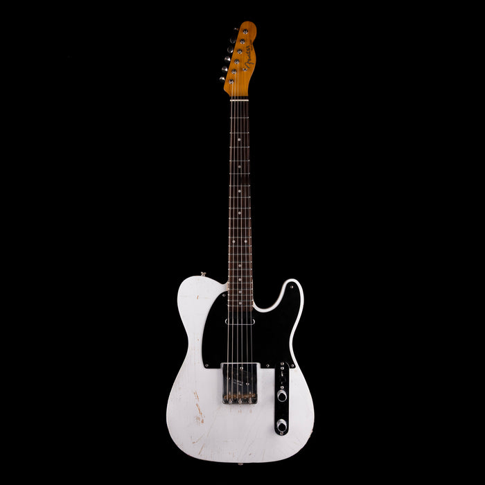 Pre Owned Partscaster T-Style Worn White Kuwabara Pickups With Gig Bag