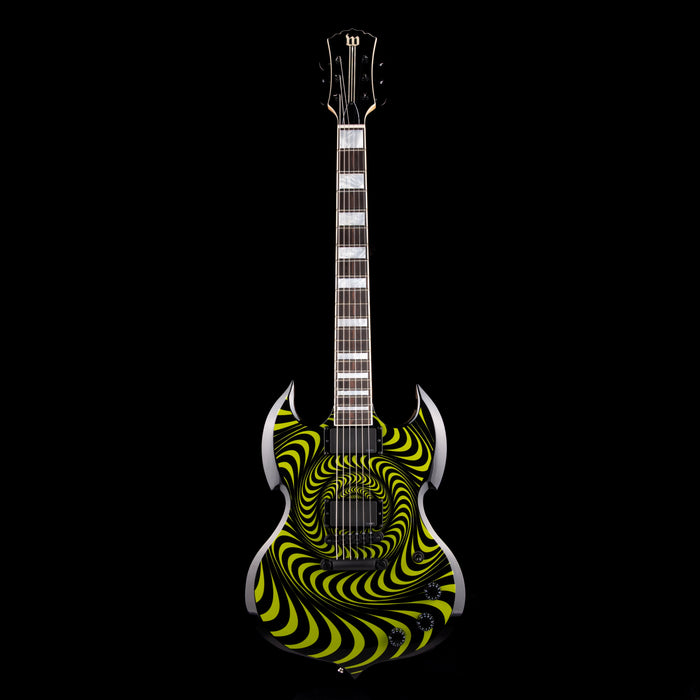 Pre Owned 2023 Wylde Audio Barbarian Green Psychic Bullseye With OHSC