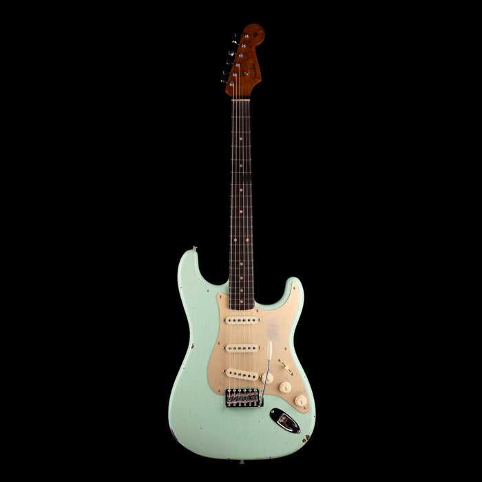 Fender Custom Shop Roasted 1960 Stratocaster Relic Birdseye Maple Aged Surf Green