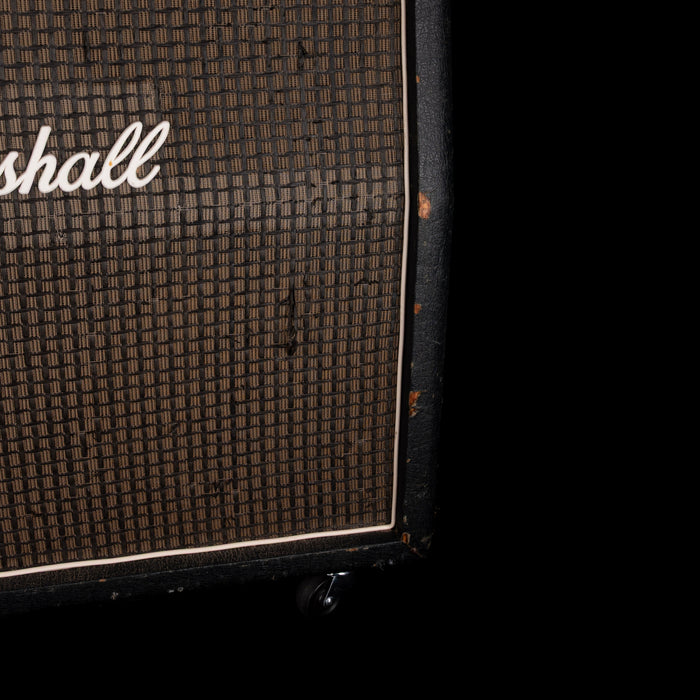 Vintage 1977 Marshall Slant Cab With "Black Backs" 4x12" 25-watt Rola Celestion Speakers Guitar Amp Cab