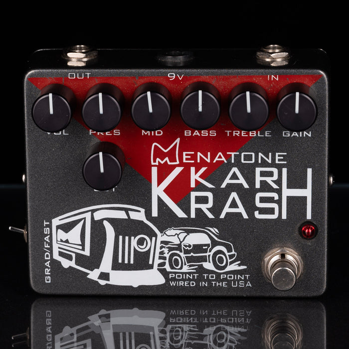 Used Menatone Kar Krash Overdrive Pedal with Box
