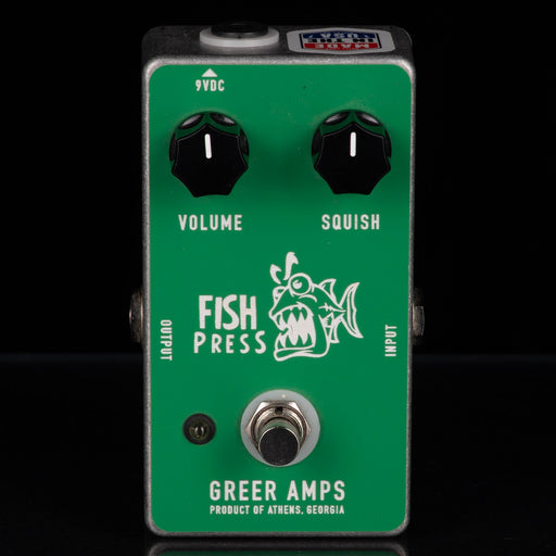 Used Greer Amps Fish Press Compressor Pedal With Box