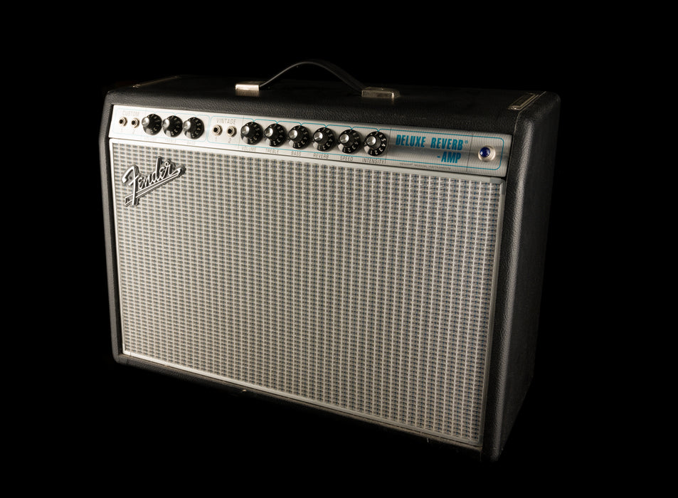 Pre Owned 2018 Fender Limited Edition ’68 Custom Deluxe Reverb Pine Neo Guitar Amp Combo with Cover