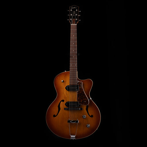 Pre-Owned Godin 5th Avenue CW Kingpin II Cognac Burst With OHSC