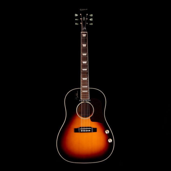 Pre-Owned Epiphone Limited Edition EJ-160E/VC - Vintage Cherry Sunburst With OHSC