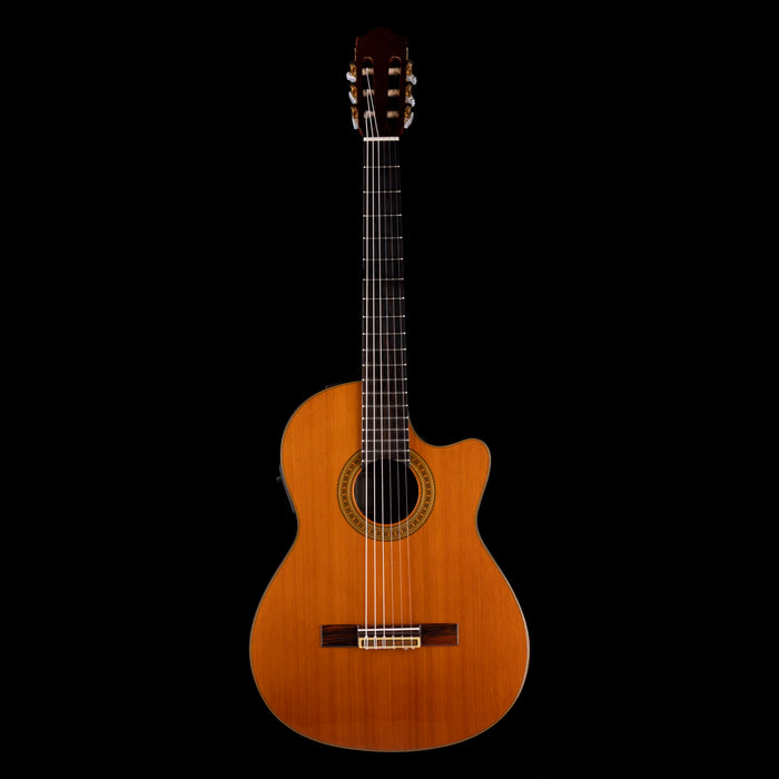 Pre-Owned Yamaha CGX-171CCA - Natural Nylon Acoustic Electric Guitar With Case