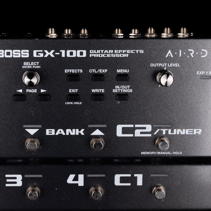Used Boss GX-100 Guitar Multi-Effects Processor Pedal With Power Supply