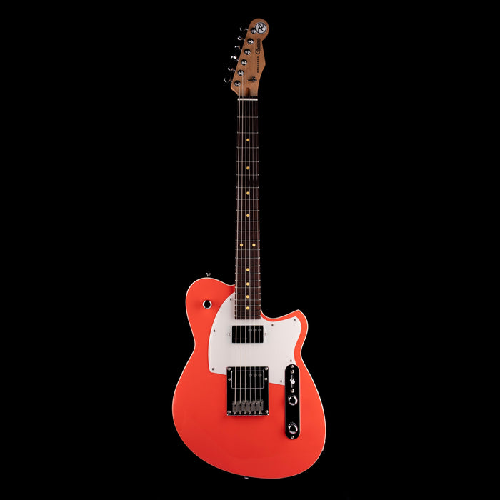 Used Reverend Charger Cleancut Feisty Red with Soft Case