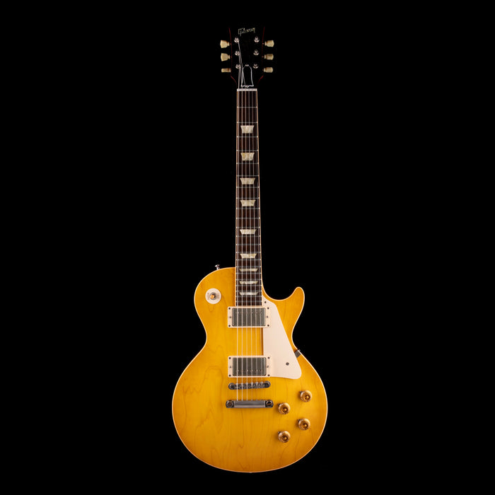 Pre-Owned 2011 Gibson ‘58 Les Paul Standard VOS Lemonburst Plain Top With Case