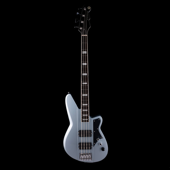 Reverend Thundergun Bass Metallic Silver Freeze with Gig Bag