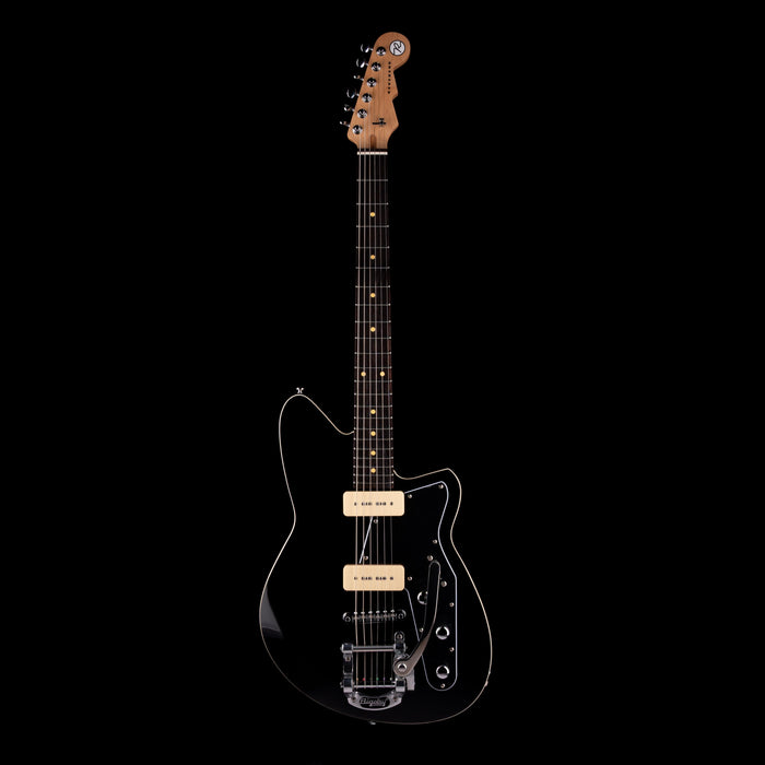 Reverend Jetstream 290 Bigsby Midnight Black with Case