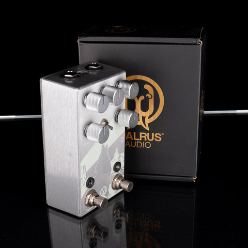 Used Walrus Audio Limited Edition Platinum Monument Harmonic Tap Tremolo V2 Pedal With Box
