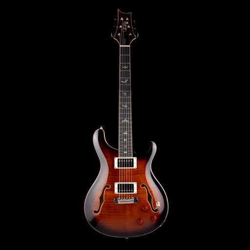 Used 2022 PRS SE Hollowbody II Piezo Black Gold Burst With OHSC